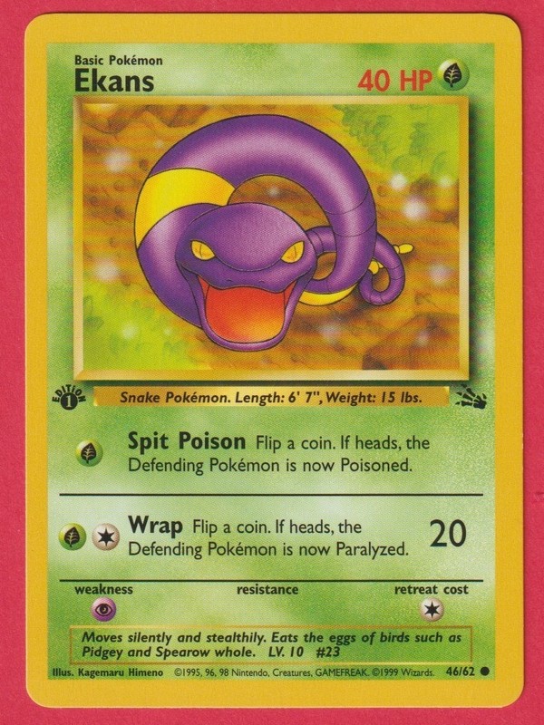 Pokémon Pokemon – Pick your cards – Vintage Fossil – 1st Edition – NM/LP