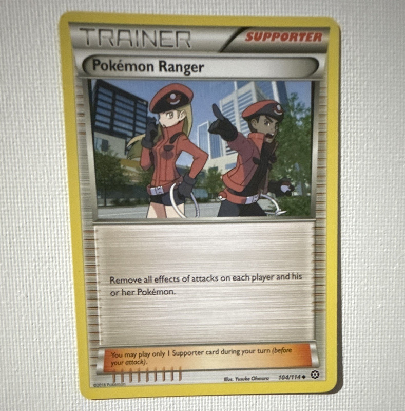 Pokemon Ranger 104/114 XY Steam Siege Uncommon Regular English