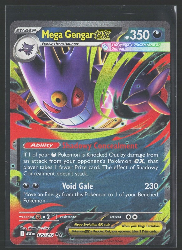ME02: Phantasmal Flames #056/094 Mega Gengar ex