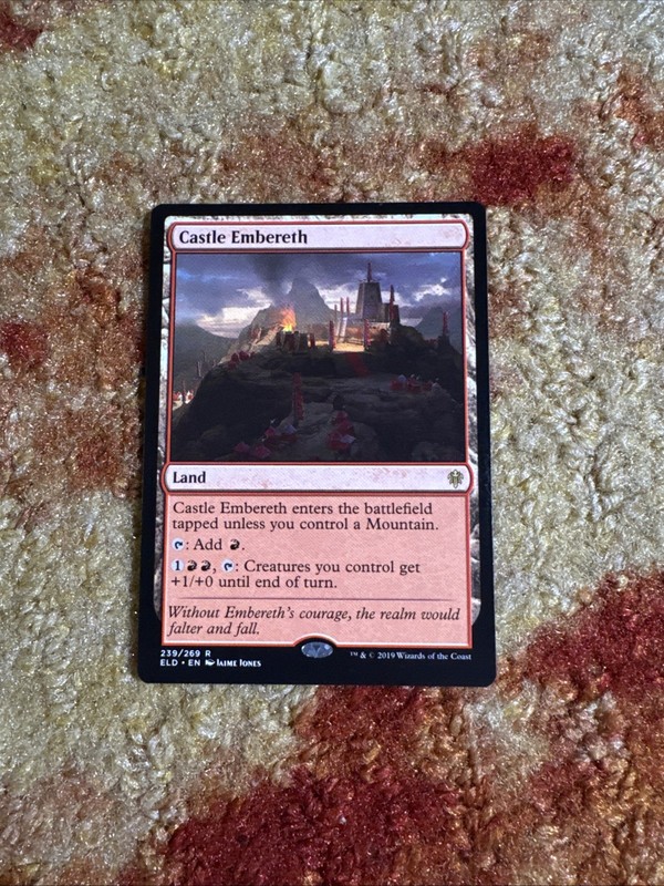 Castle Embereth 239/269 Non Foil Rare Throne of Eldraine MTG Magic The Gathering