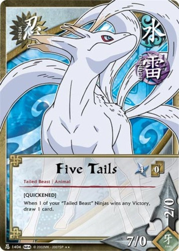 Five Tails – N-1404 – Rare – 1st Edition Sage’s Legacy NM/LP – Naruto