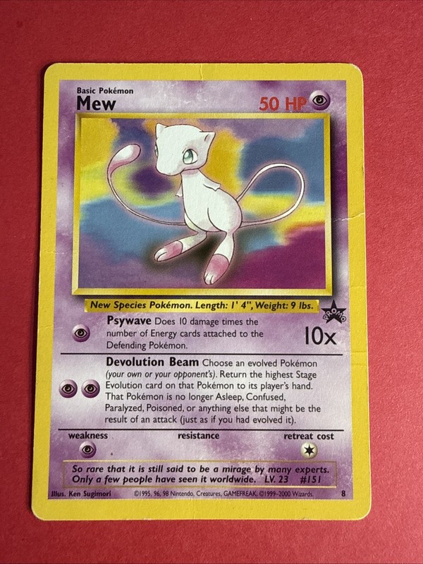 Mew 08/53 Wotc Promo Regular HP