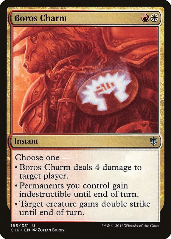 Boros Charm 185 Uncommon Commander 2016 Magic: The Gathering Near Mint