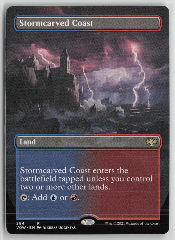 Stormcarved Coast (Borderless) LP 284 Innistrad: Crimson Vow MTG