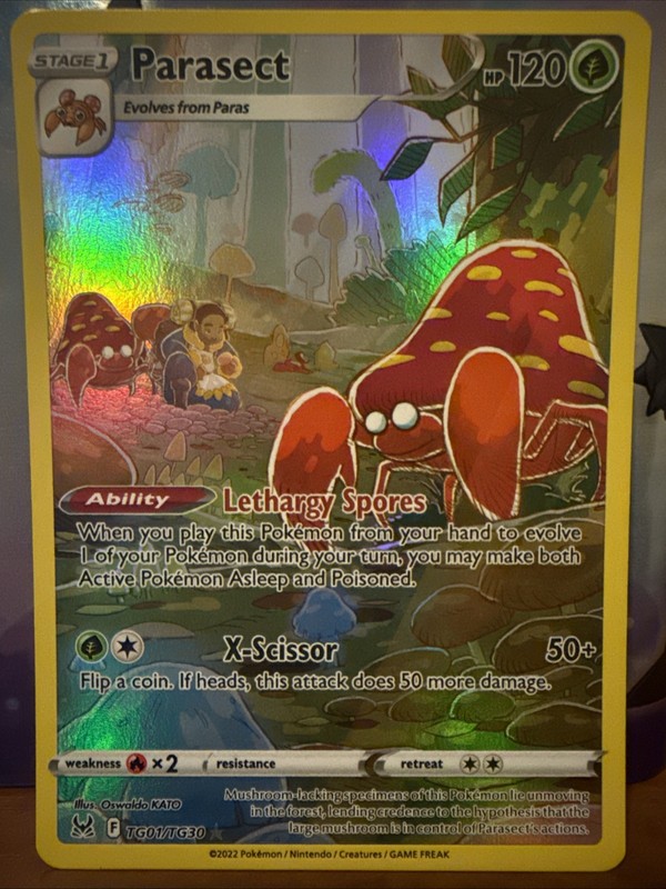 Parasect TG01/TG30 Swsh11: Lost Origin Trainer Gallery Holo