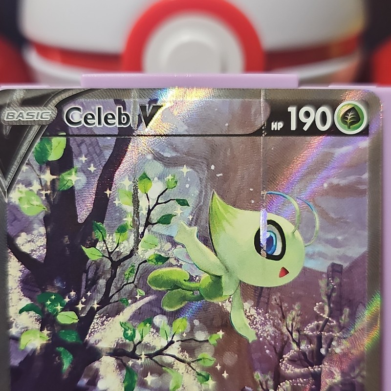 Pokémon TCG Celebi V Fusion Strike Full Art Holo English 245/264 Factory Damaged gallery