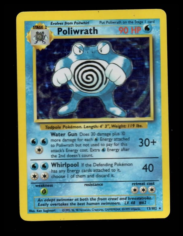 Poliwrath #013/102 Base Set Holo