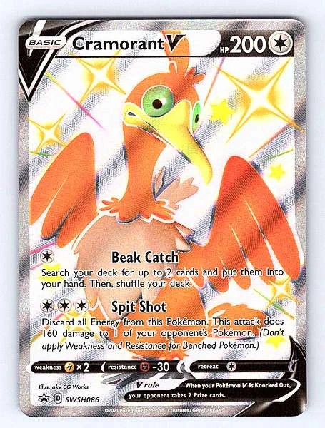 Cramorant V SWSH086 Sword & Shield Promo Promo NM Pokemon TCG