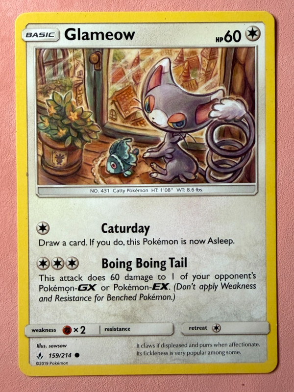 Glameow~ Pink & Cute Pokemon Cards ~ sowsow ~Pink & Pastel Gallery