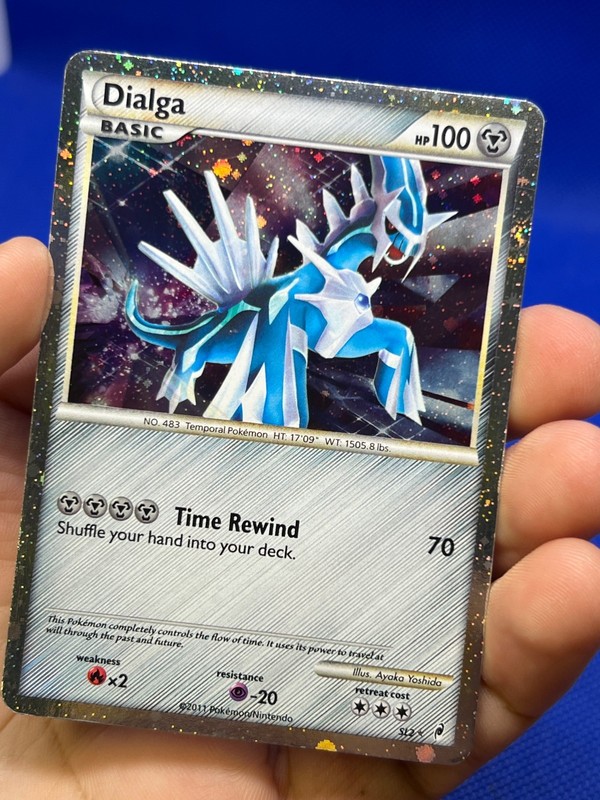 2011 Pokemon Call of Legends Dialga (Shiny) SL2 Shiny Holo Rare DMG gallery