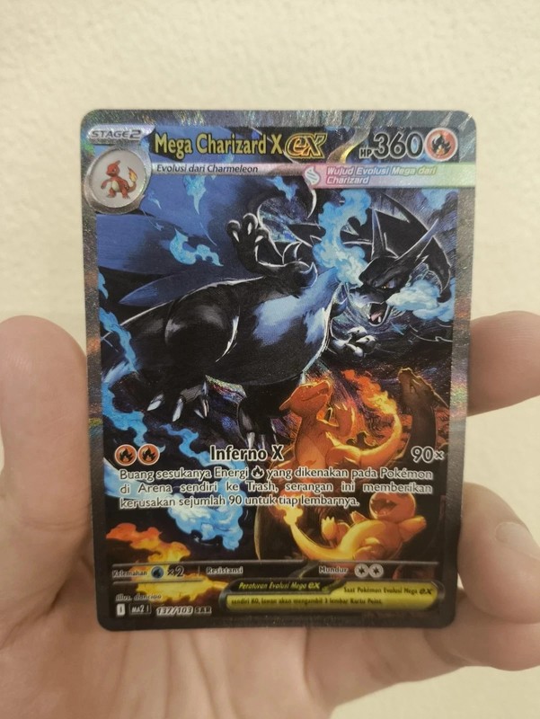 Mega Charizard X ex SAR 110/080 Inferno X M2 Pokemon Card TCG 2025 Near Mint