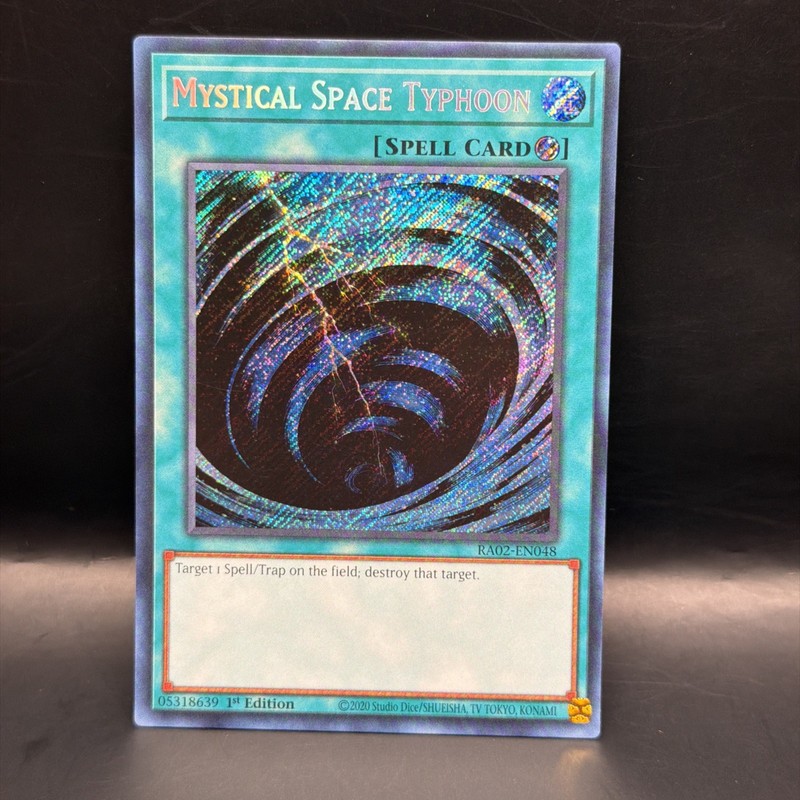 Mystical Space Typhoon – RA02-EN048 – Secret Rare – 1st Edition – Yugioh