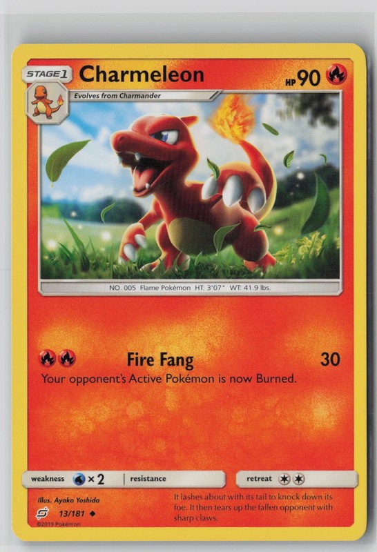 Charmeleon 13/181 Uncommon Team Up Pokemon NM