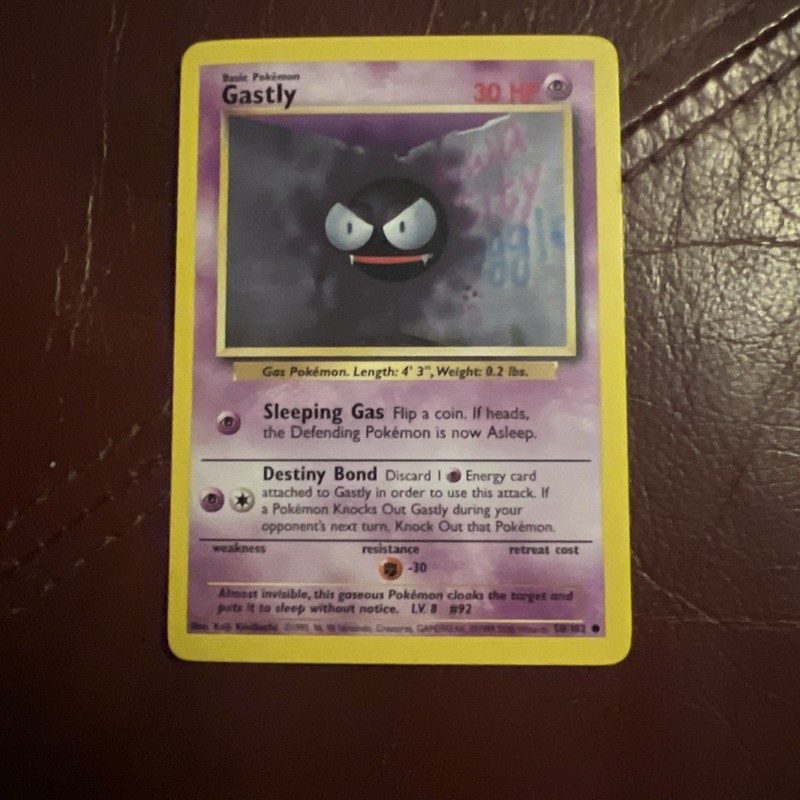 Gastly 050/102 Base Set Regular (3)