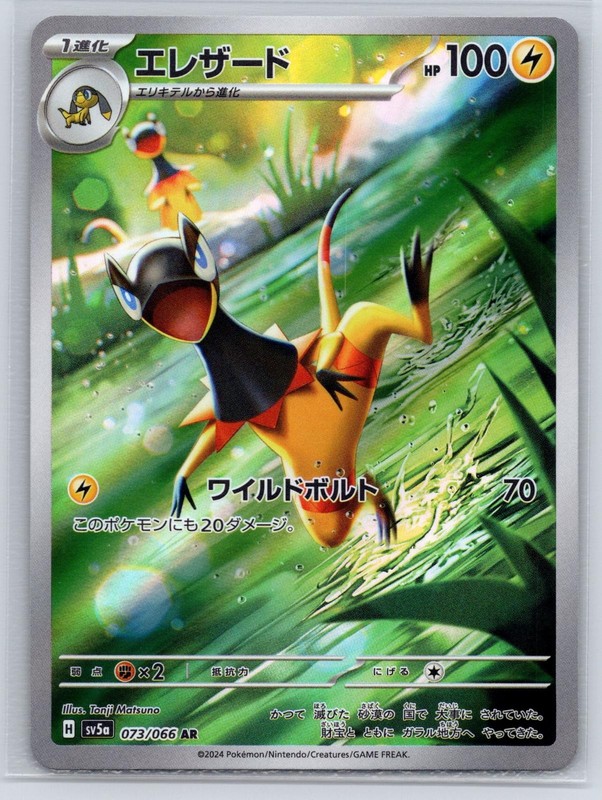 Heliolisk 073/066 Art Rare Crimson Haze Pokemon Japanese Holo Near Mint