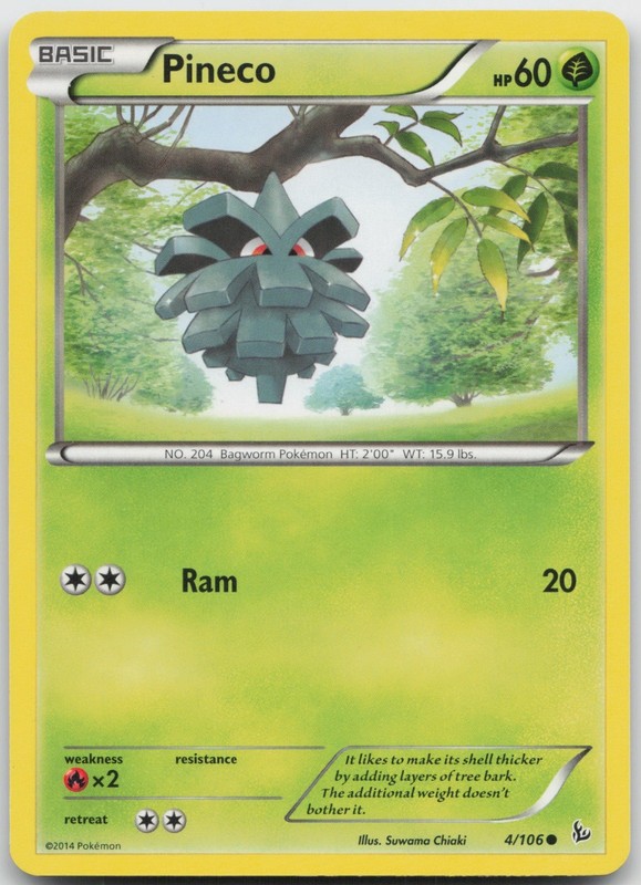 Pineco Common Grass XY – Flashfire 4/106 LP 2014 Suwama Chiaki