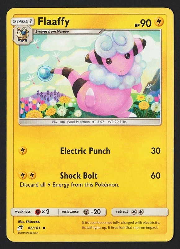 Flaaffy 42/181 Team Up 2019 – Pokémon TCG