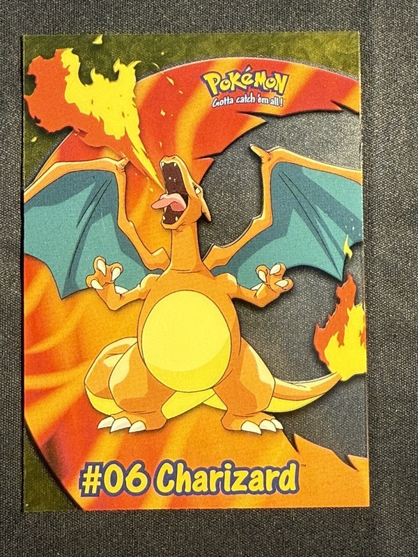Pokemon TCG Charizard #06 Topps Clear Series PC3 Nintendo Rare TV Animation