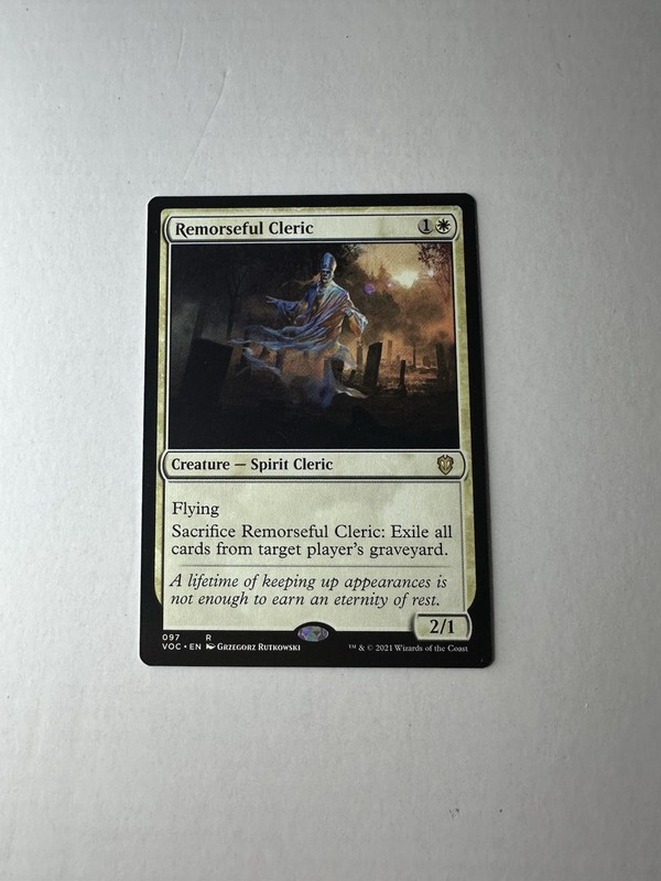 Remorseful Cleric LP Commander: Innistrad: Crimson Vow Magic The Gathering Mtg