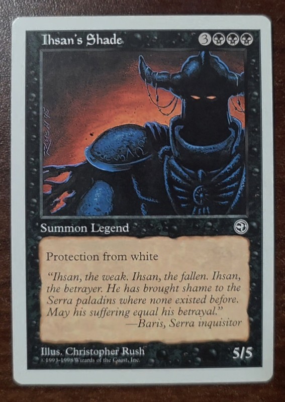 X 1 Ihsan’s Shade Anthologies Black Special MTG Magic The Gathering