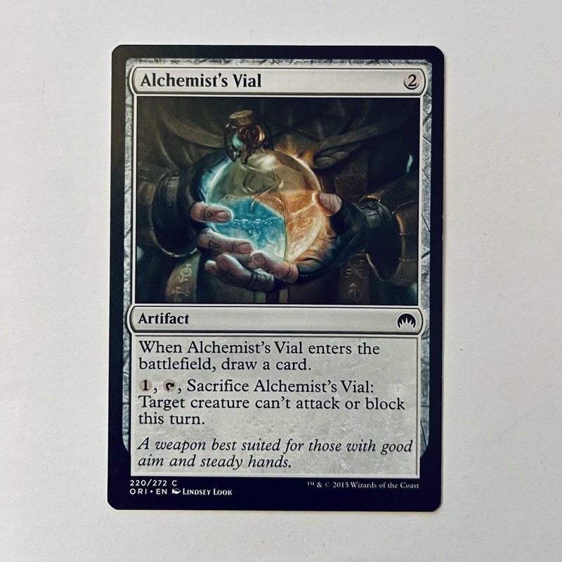 ALCHEMIST’S VIAL MTG Origins 220/272 Common Magic The Gathering LP Lindsey Look