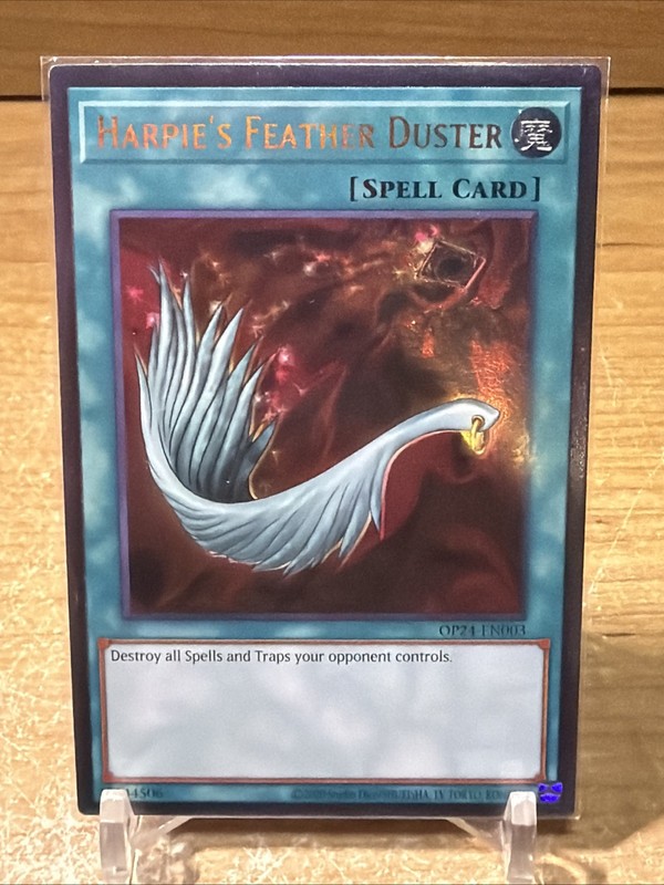 YUGIOH! Harpie’s Feather Duster OP24-EN003 Ultimate Rare NM