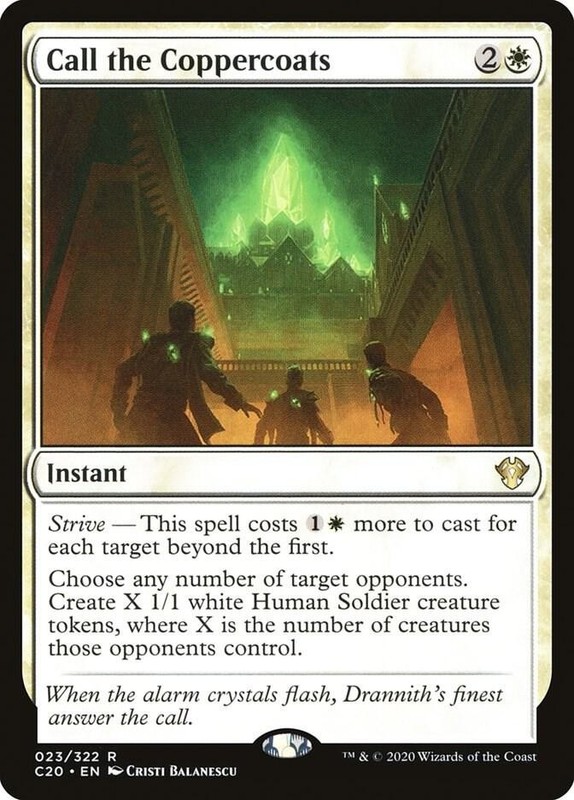 1x Call the Coppercoats – Commander 2020 – NM – MTG