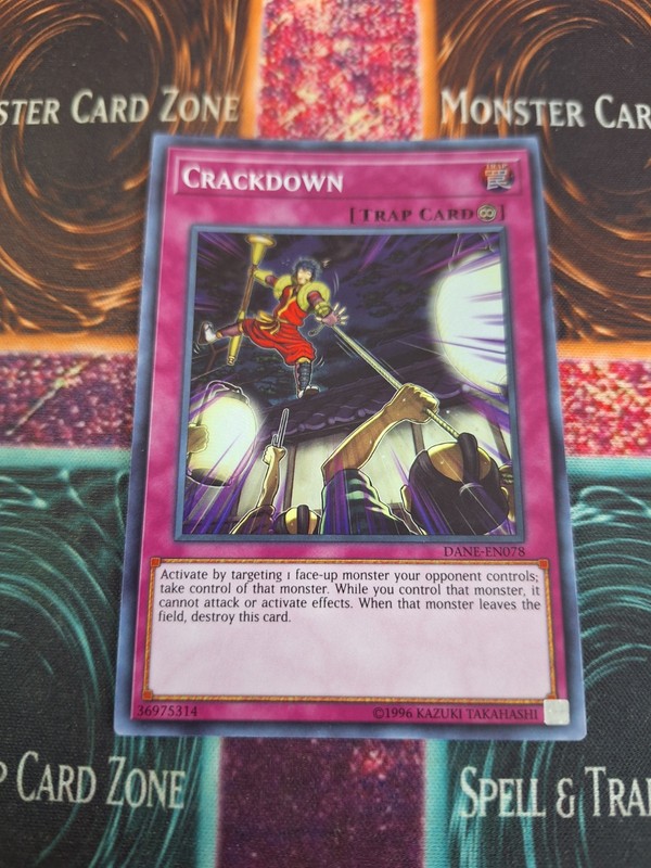 Yu-Gi-Oh! Crackdown DANE-EN078 Super Rare Unlimited Near Mint