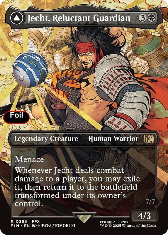 Foil Jecht, Reluctant Guardian (Borderless) – 363 – NM – FINAL FANTASY