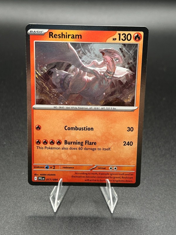 Reshiram 017/094 Pokemon Card Pokémon TCG Holo
