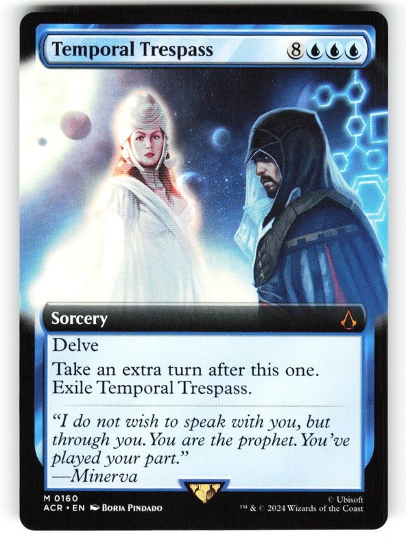 Temporal Trespass (Extended Art) #160 (NM) (Non-Foil) (M) (ACR) Magic MTG