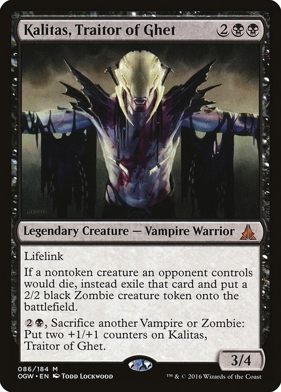 MTG Kalitas, Traitor of Ghet (86/198) Oath of the Gatewatch LP
