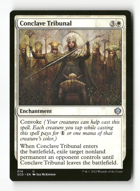 Conclave Tribunal U – Starter Commander Decks 14 MP MTG