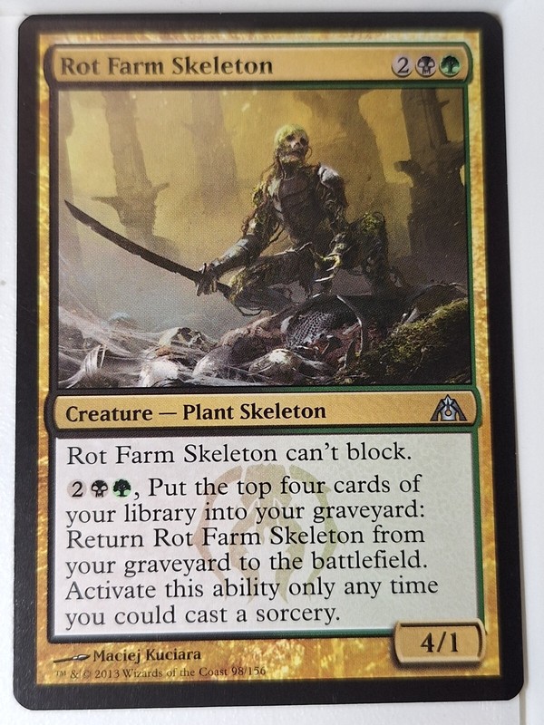 Rot Farm Skeleton – Dragon’s Maze – Magic the Gathering MTG Nice!