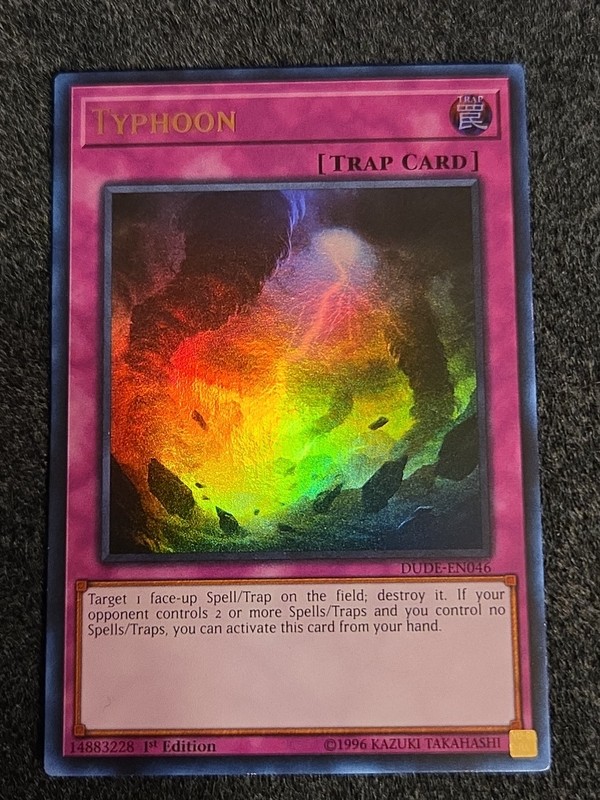 Typhoon DUDE-EN046 Ultra Rare 1st Edition VLP