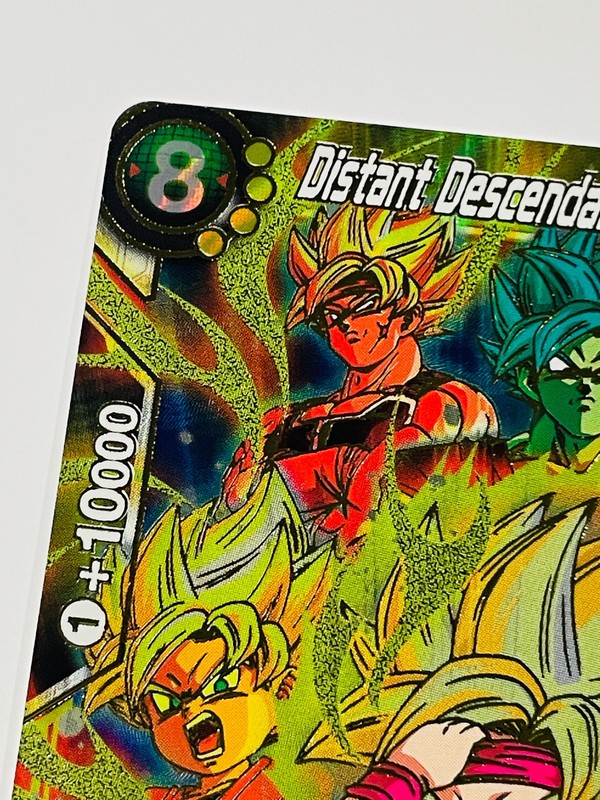 Distant Descendant Son Goku Jr BT4-123 SCR Dragon Ball Super Colossal Warfare NM gallery