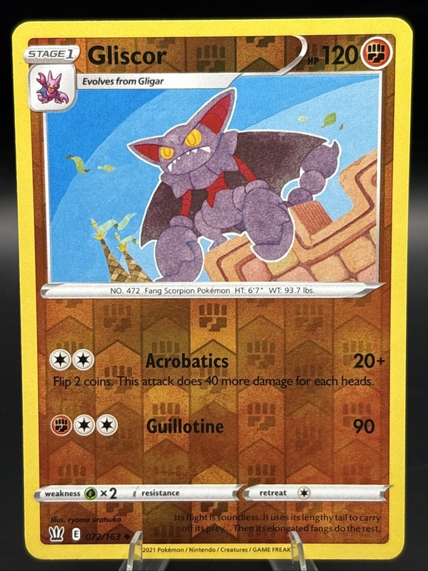Pokémon TCG – Gliscor – 072/163 – SWSH05: Battle Styles – Reverse Holo