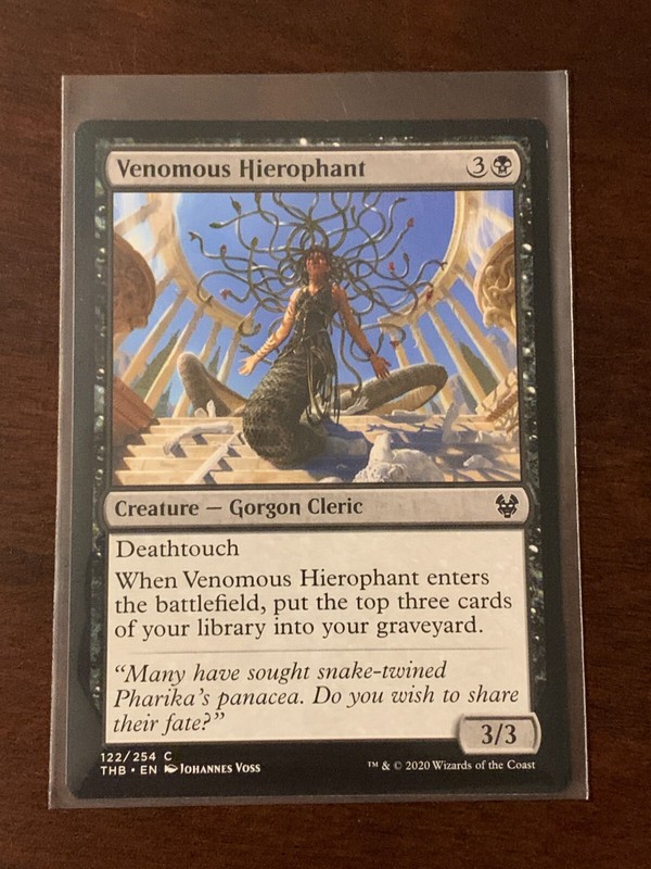 Magic the Gathering Theros Beyond Death Venomous Hierophant