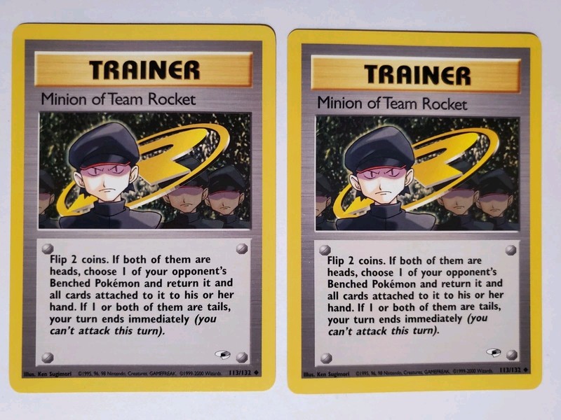 Pokemon Trainer Minion Of Team Rocket X2 Gym Heroes