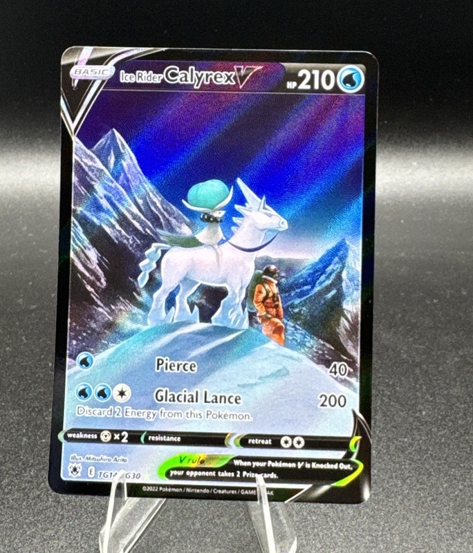 Ice Rider Calyrex V TG14/TG30 Swsh10: Astral Radiance Trainer Gallery Holo *