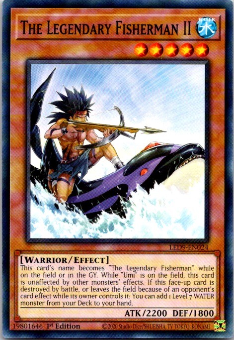 2022 Yu-GI-Oh Duels From the Deep 1st Ed #LED9-EN024 The Legendary Fisherman II