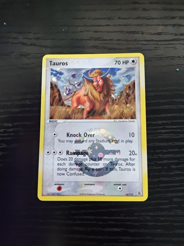 Pokémon Tauros FireRed & LeafGreen 16/112