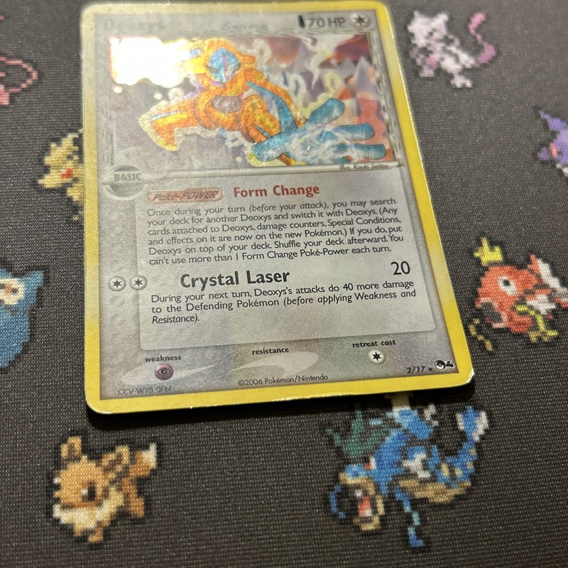 Deoxys 2/17 Holo PL -Vintage Rare Holo Pokemon Card- Pop Series 4 (2z) gallery