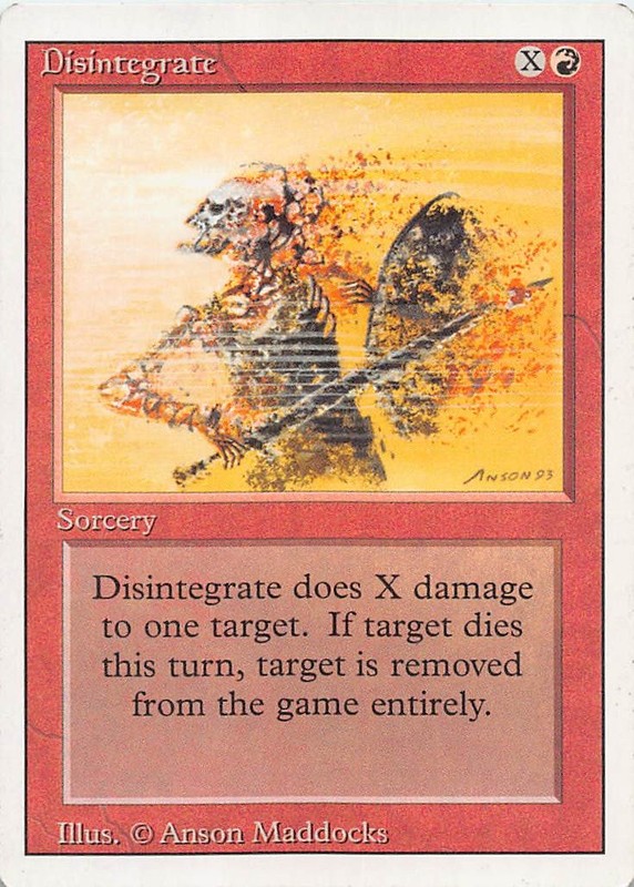 Disintegrate 3ED Normal English NM – MTG