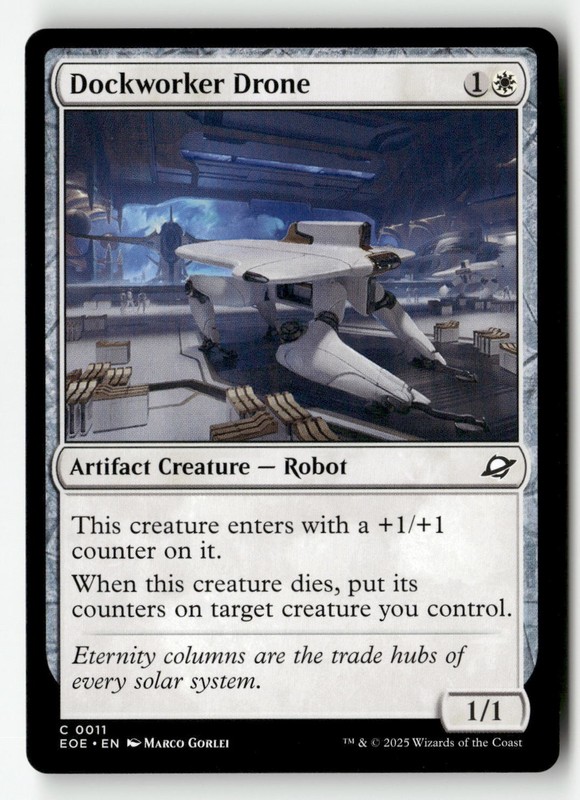 Dockworker Drone 11 Common Edge of Eternities Magic: The Gathering Near Mint