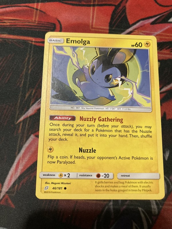 Emolga 46/181 Team Up NM Pokemon Card-Common