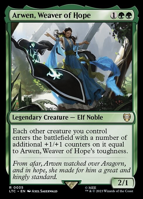 MTG Arwen, Weaver of Hope [LTC] #35
