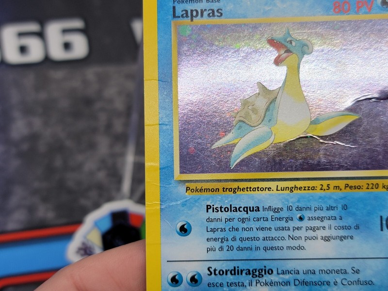 Pokemon LAPRAS 10/62 Fossil Italian Holo Foil *CCGHouse* gallery