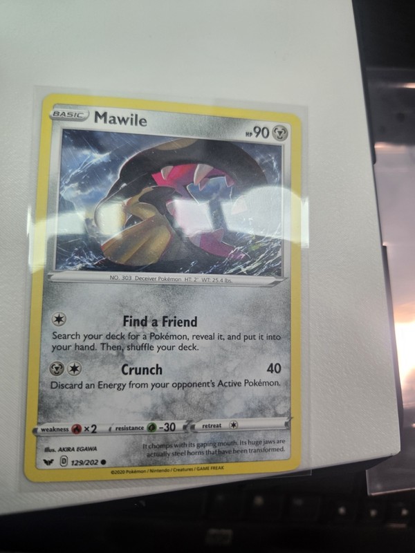 Mawile 129/202 Swsh01: Sword & Shield Regular