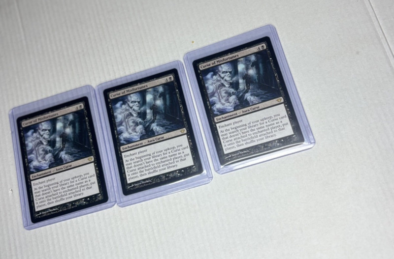 MTG Curse of Misfortunes Ungraded